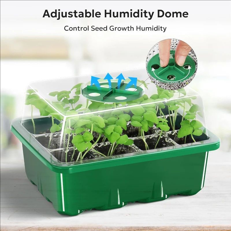Dome Propagation Kit - 10pcs/5pcs Seedling Trays Seed Starter Kit