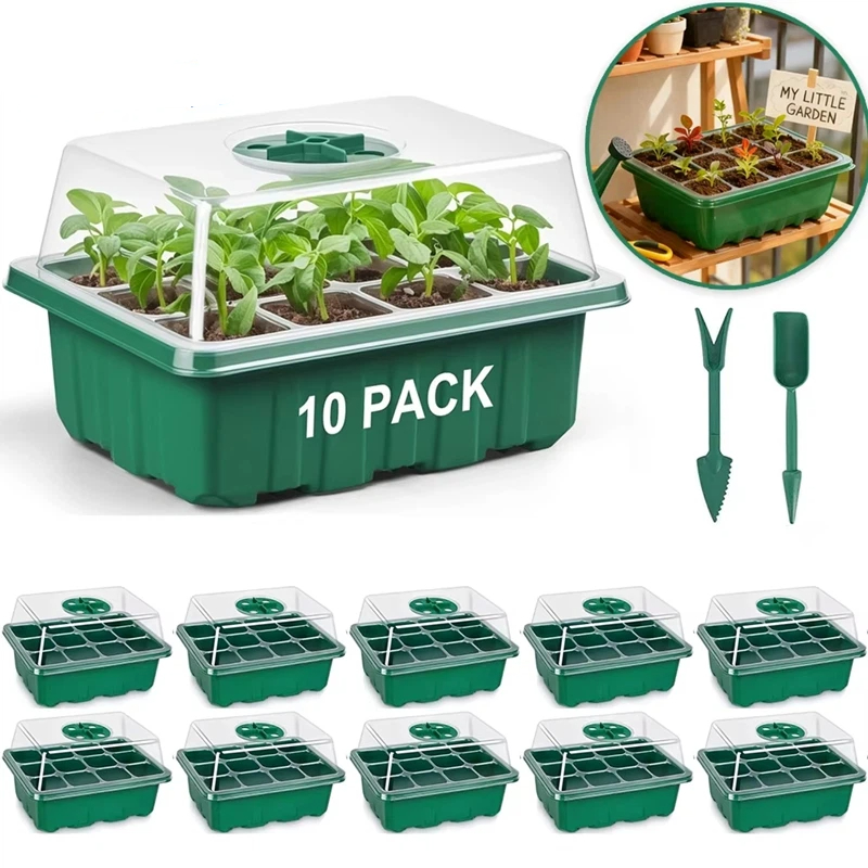 Dome Propagation Kit - Seed Starter Tray Mini Greenhouse Germination
