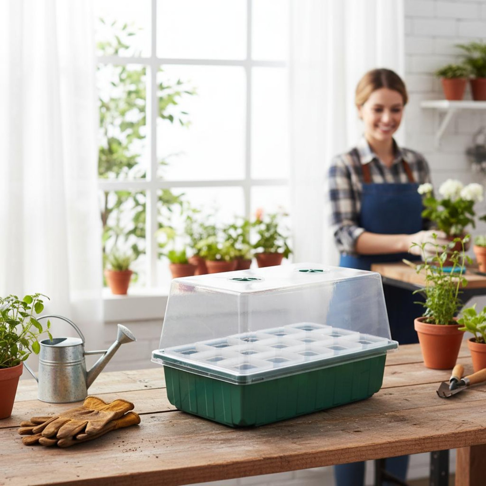 Mini Greenhouse Propagator Box - огляд і ціна Dome Propagation Kit