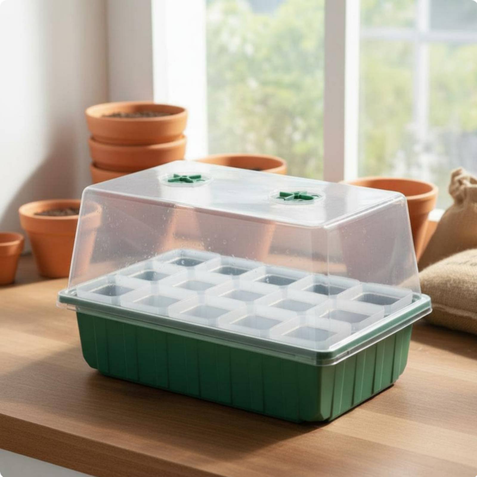 Mini Greenhouse Propagator Box - огляд і ціна Dome Propagation Kit