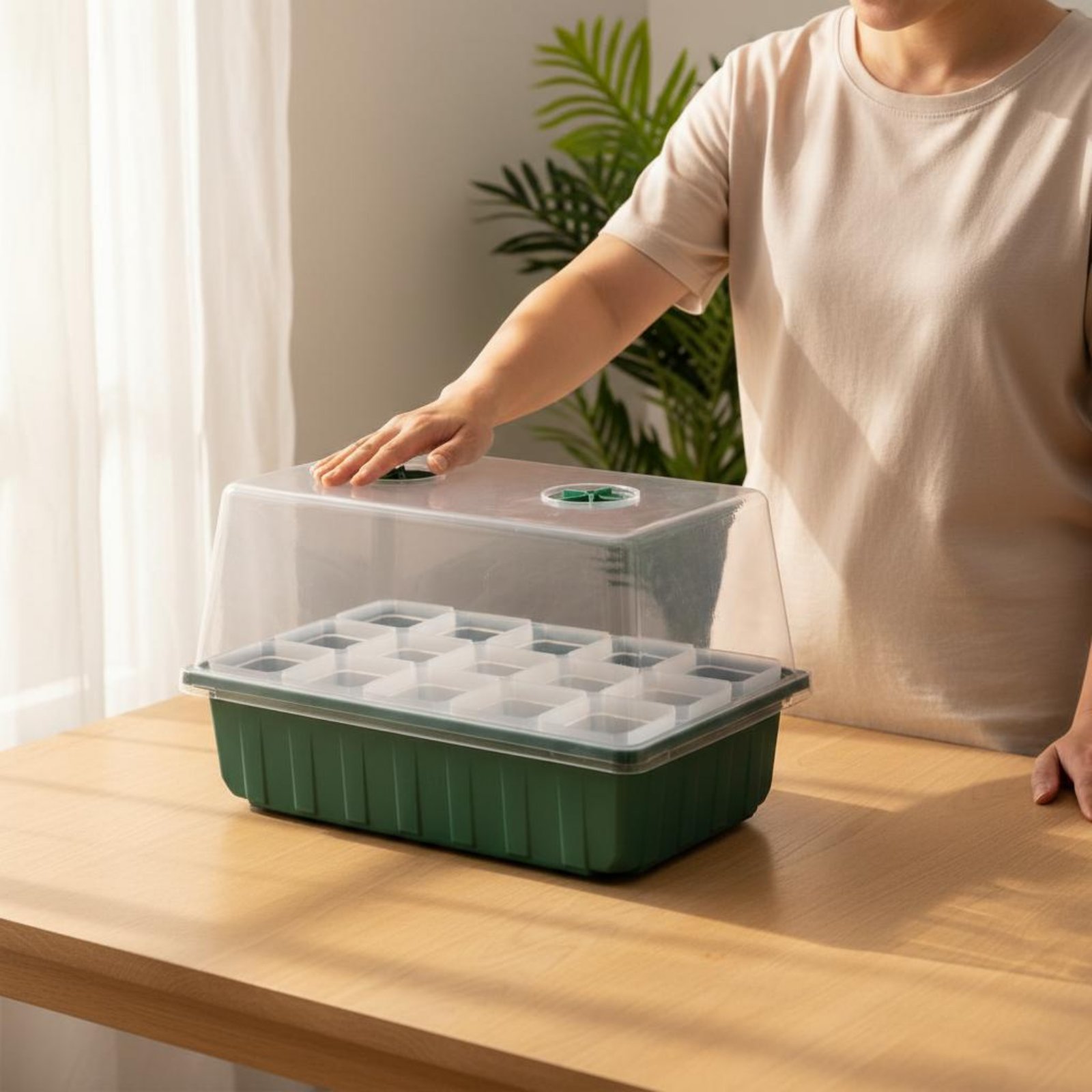Mini Greenhouse Propagator Box - огляд і ціна Dome Propagation Kit