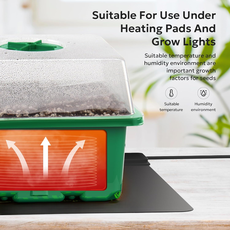 10PCS Seedling Trays Seed Star - огляд і ціна Dome Propagation Kit