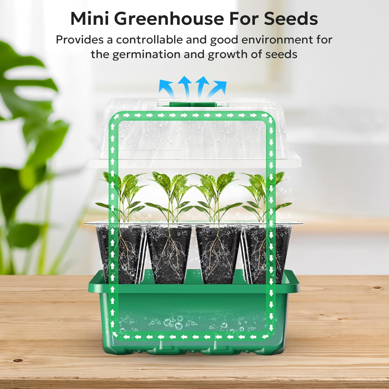 10PCS Seedling Trays Seed Star - огляд і ціна Dome Propagation Kit