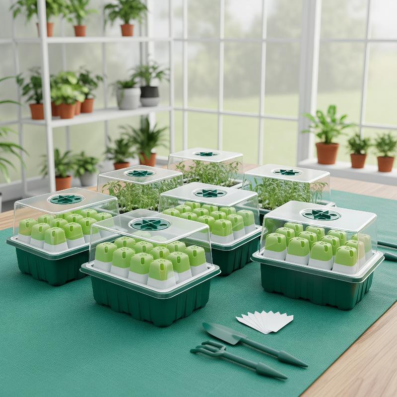 1Set Seed Starter Tray Mini Gr - огляд і ціна Dome Propagation Kit
