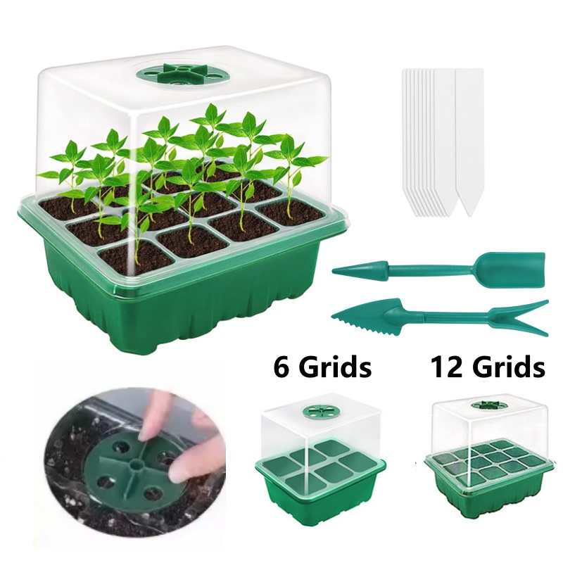 Seed Starter Tray Mini Greenho - огляд і ціна Dome Propagation Kit