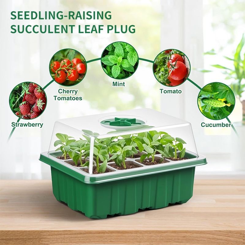 Seed Starter Tray Mini Greenho - огляд і ціна Dome Propagation Kit