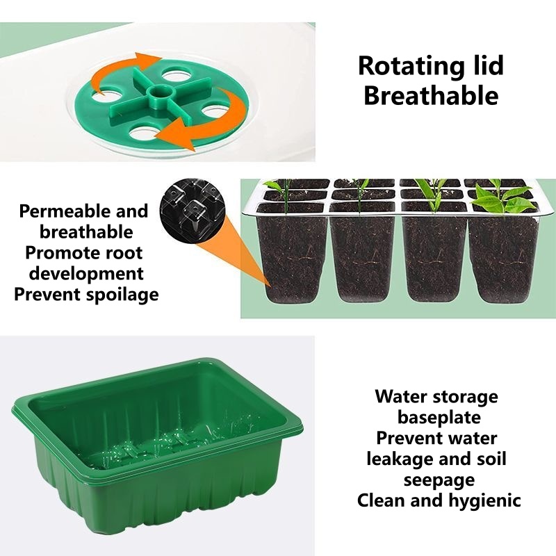 Seed Starter Tray Mini Greenho - огляд і ціна Dome Propagation Kit