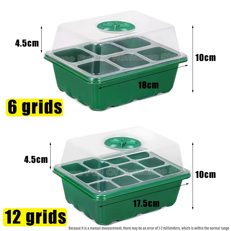6/12 Grids Growing Starting Nu - огляд і ціна Dome Propagation Kit