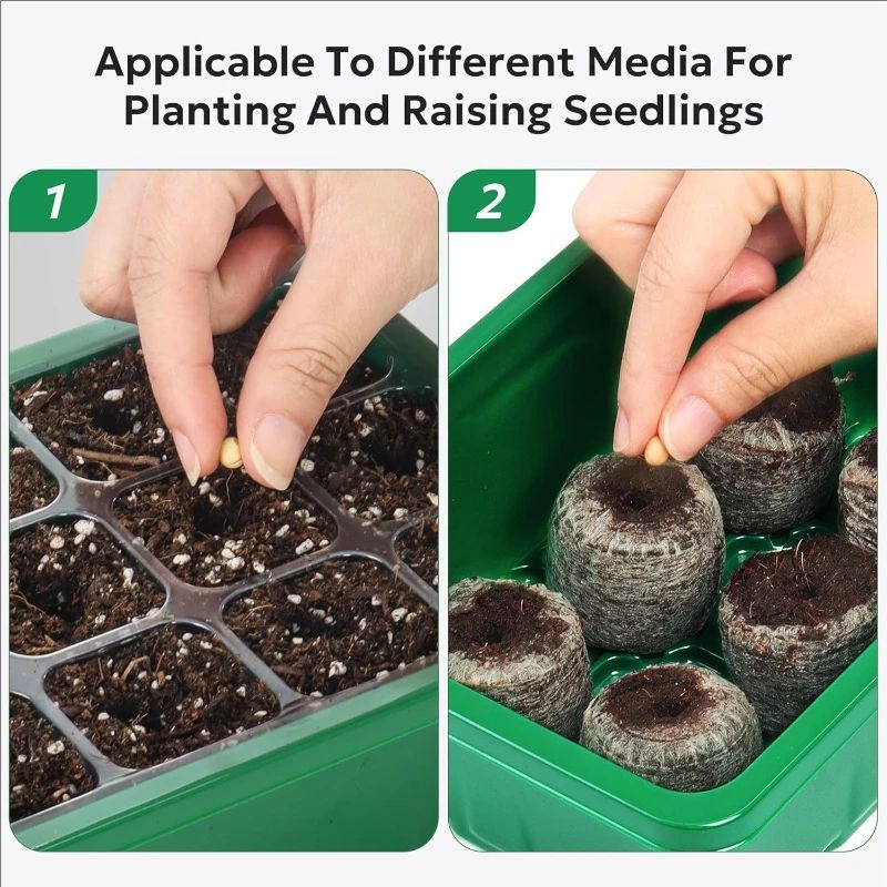 10pcs/5pcs Seedling Trays Seed - огляд і ціна Dome Propagation Kit