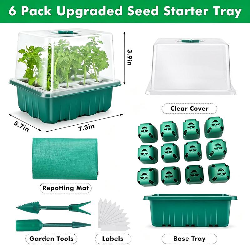 1Set Seed Starter Tray Mini Gr - огляд і ціна Dome Propagation Kit