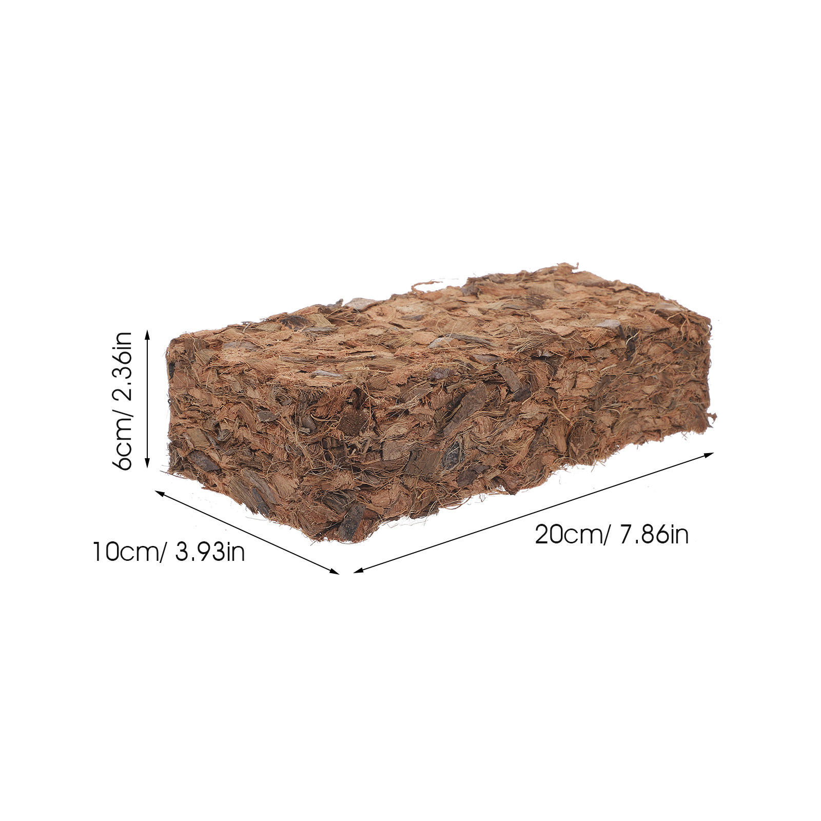 Sphagnum Coconut Shell Fertili - огляд і ціна Coco Coir Block