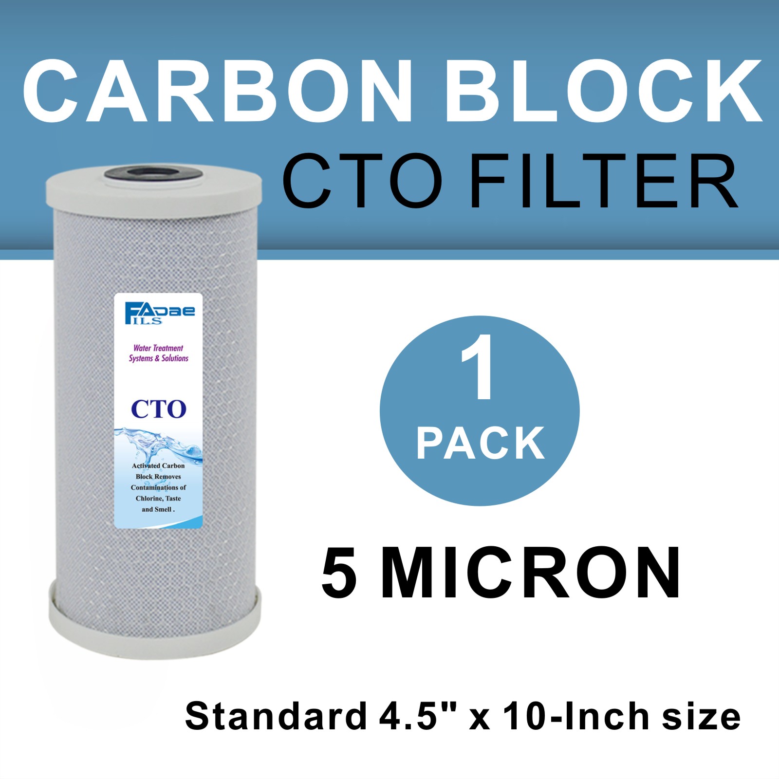 Whole House 5 Micron Big Blue  - огляд і ціна Coco Coir Block
